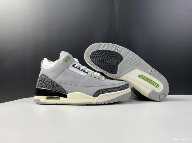 Kicktheory 136064- Chlorophyll Breathable Jordan3 3850 1013